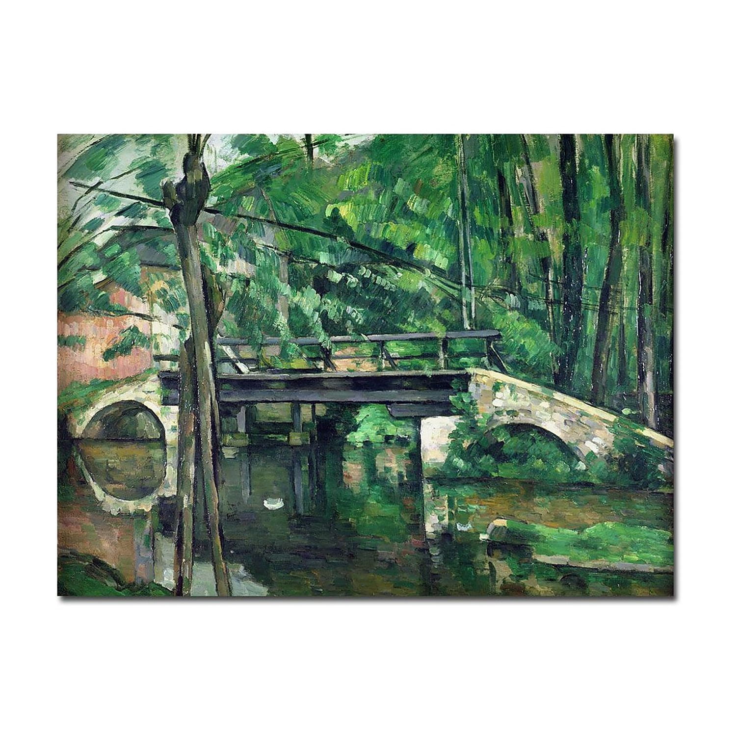 Trademark Fine Art "View of the Marseilles Bay 1878" Canvas Art by Paul Cezanne