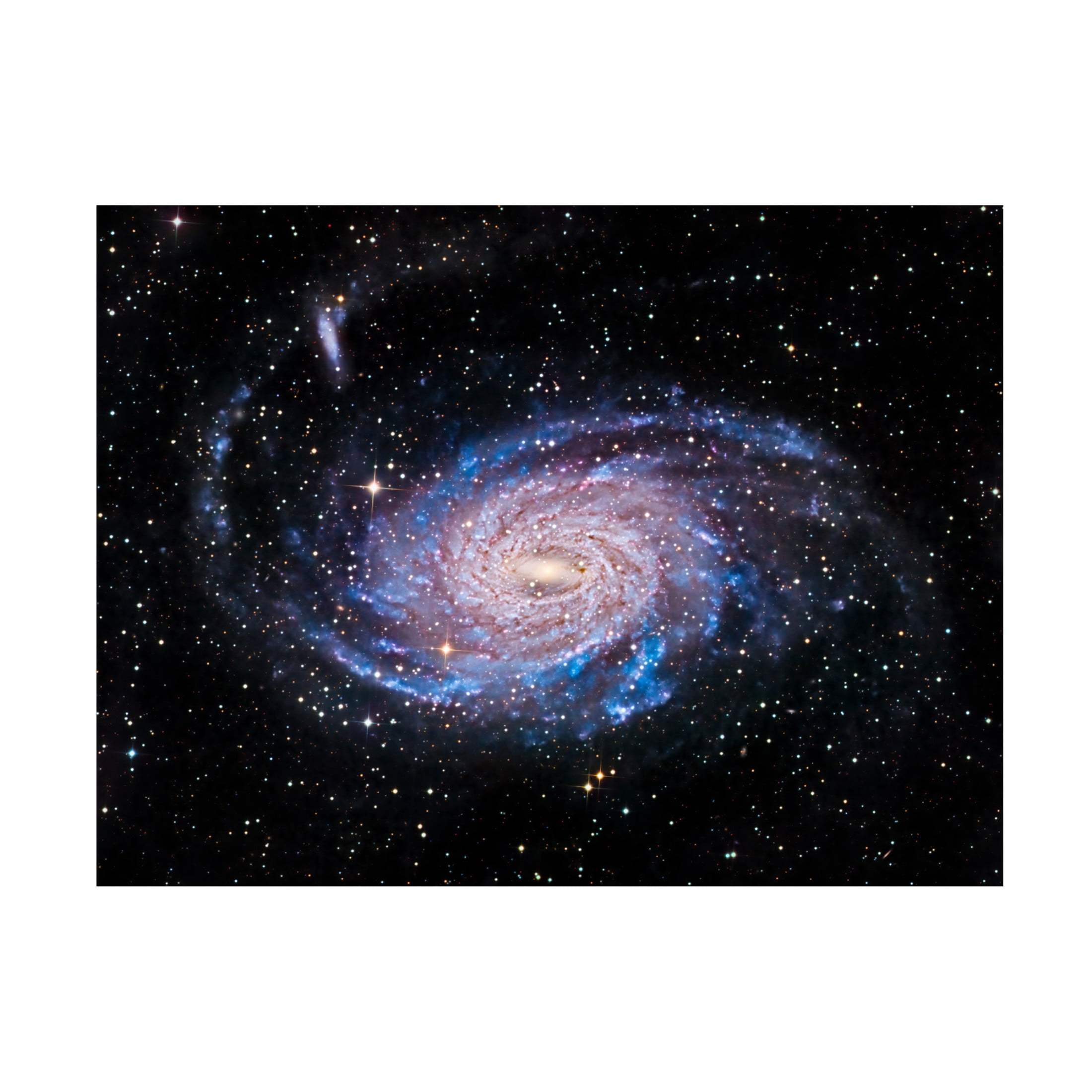 Trademark Fine Art Vikas Chander NGC 6744 Galaxy Canvas Wall Art