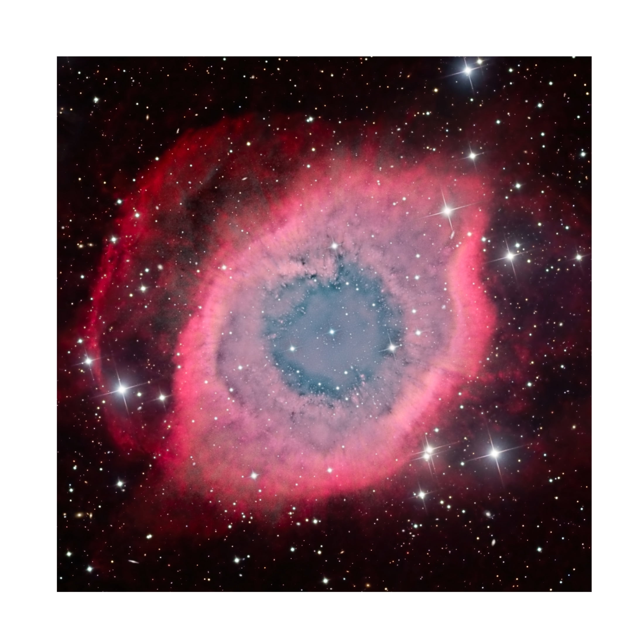 Trademark Fine Art Vikas Chander The Helix Nebula Canvas Wall Art