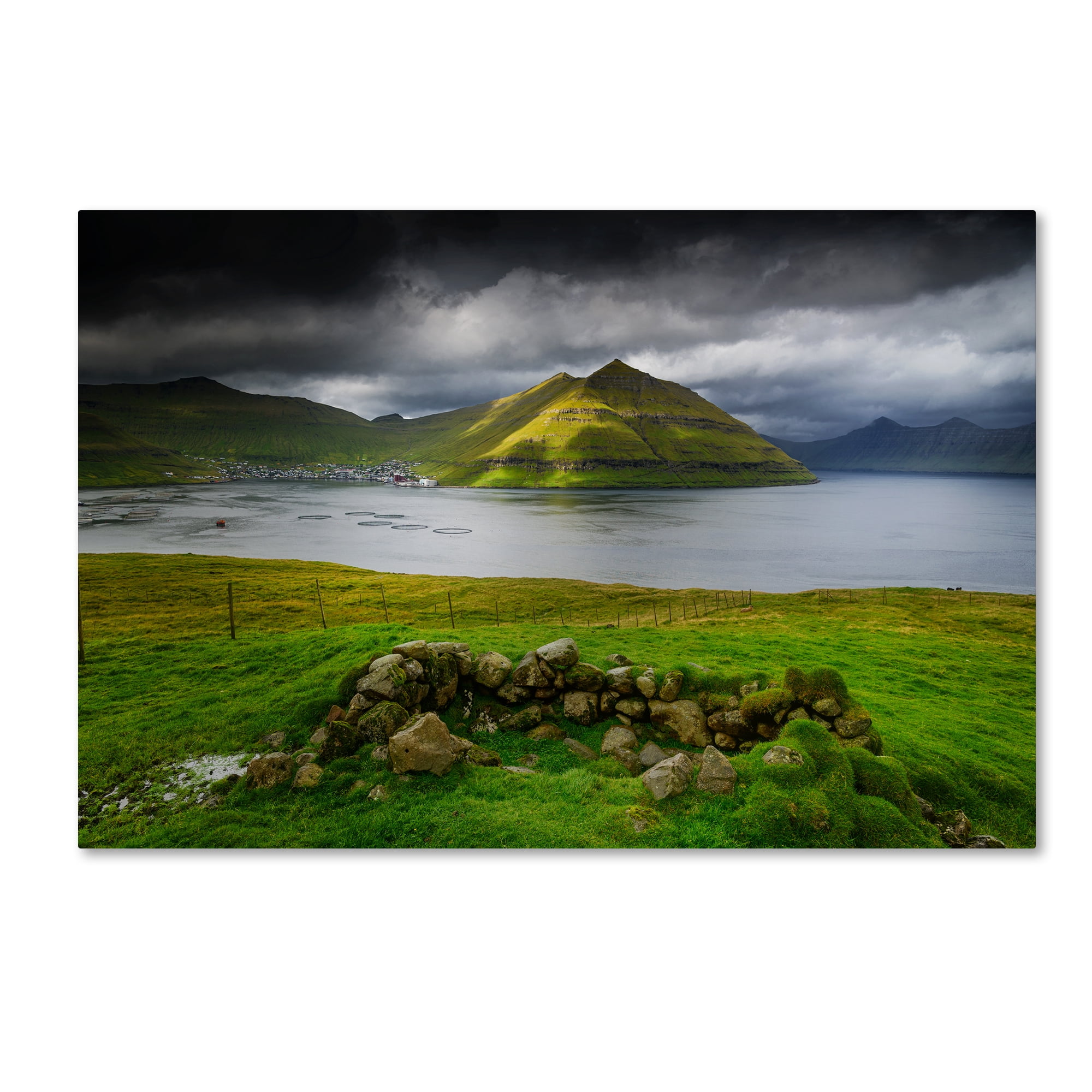 Trademark Fine Art 'Viking Landscape' Canvas Art by Philippe Sainte-Laudy
