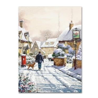 Trademark Fine Art 'Village' Canvas Art by The Macneil Studio