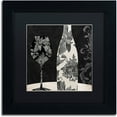 thumbnail image 1 of Trademark Fine Art "Vin Elegant I" Canvas Art by Color Bakery Black Matte, Black Frame, 1 of 1