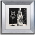 thumbnail image 1 of Trademark Fine Art "Vin Elegant I" Canvas Art by Color Bakery White Matte, Silver Frame, 1 of 4