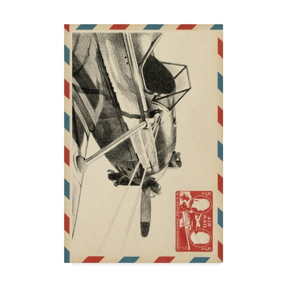 Trademark Fine Art 'Vintage Airmail I' Canvas Art by Ethan Harper