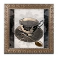 thumbnail image 1 of Trademark Fine Art "Vintage Cafe IV" Canvas Art by Color Bakery Gold Ornate Frame, 1 of 1