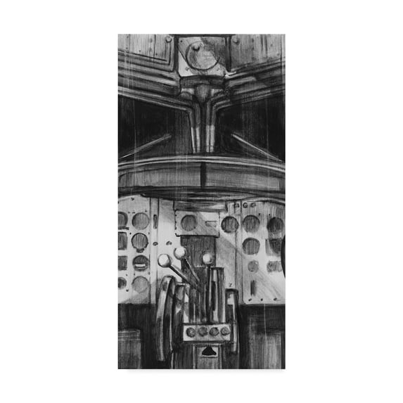 Trademark Fine Art 'Vintage Cockpit II' Canvas Art by Ethan Harper