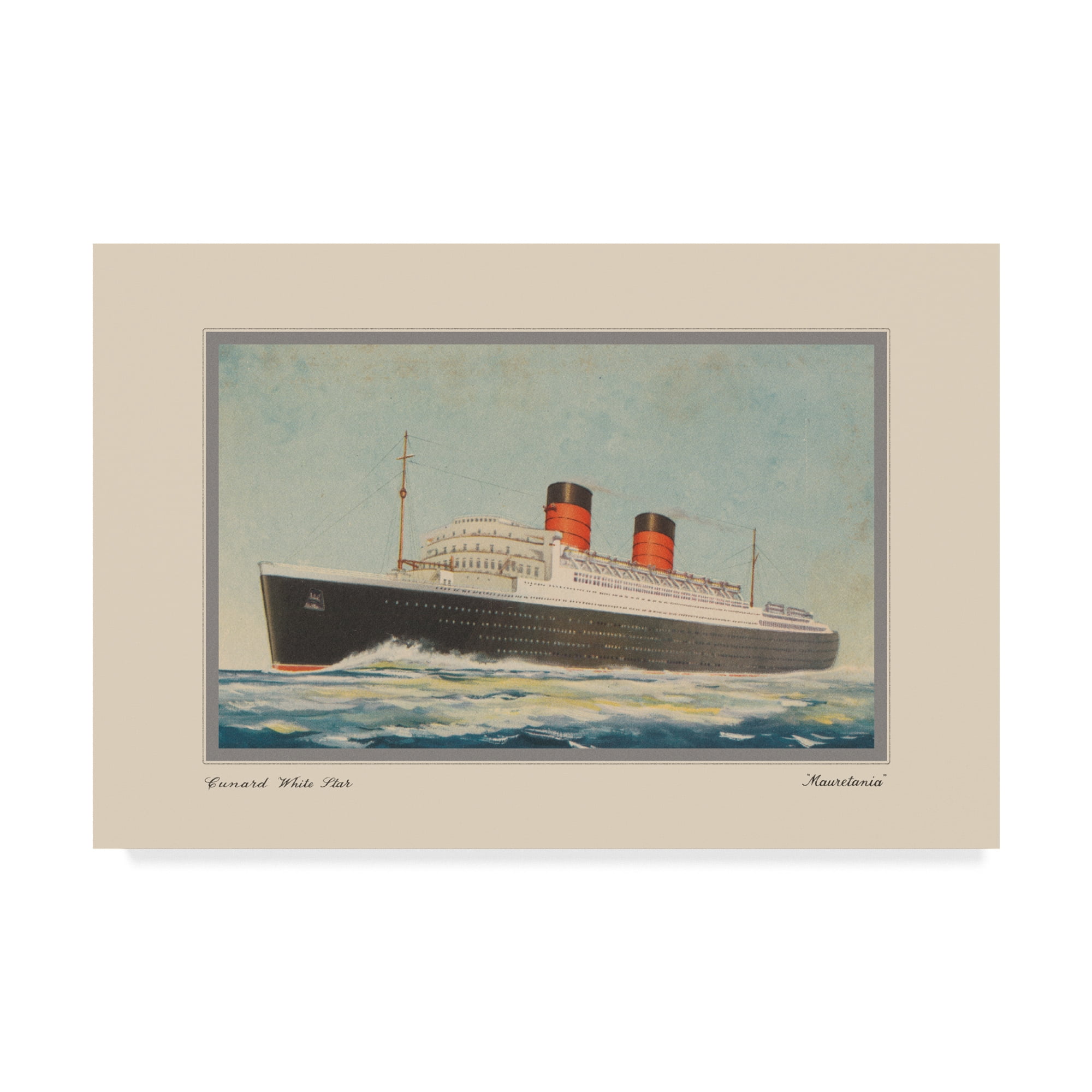 Trademark Fine Art 'Vintage Cruise I' Canvas Art by Unknown