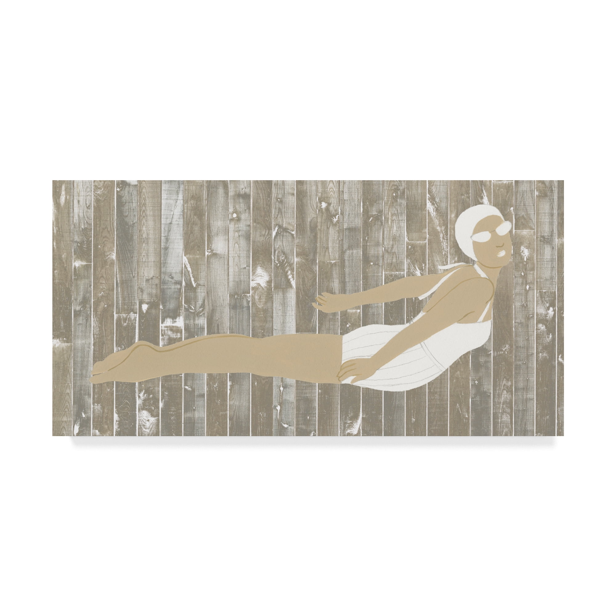 Trademark Fine Art 'Vintage Diver III' Canvas Art by June Erica Vess