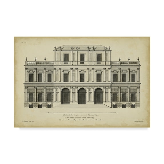 Trademark Fine Art 'Vintage Facade I' Canvas Art by H. Hulsburgh