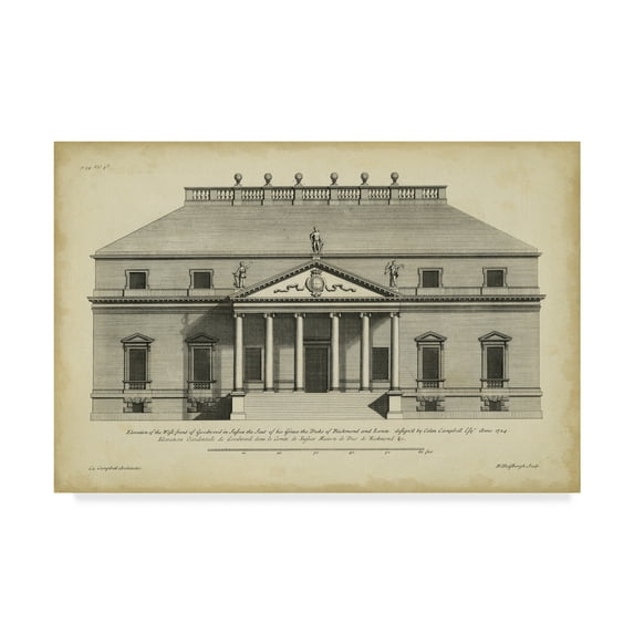 Trademark Fine Art 'Vintage Facade II' Canvas Art by H. Hulsburgh