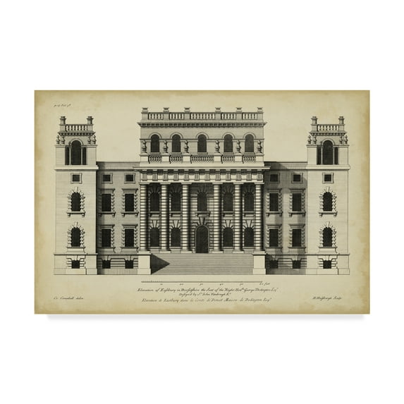 Trademark Fine Art 'Vintage Facade VI' Canvas Art by H. Hulsburgh