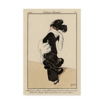 Trademark Fine Art 'Vintage French Fashion I' Canvas Art by Unknown