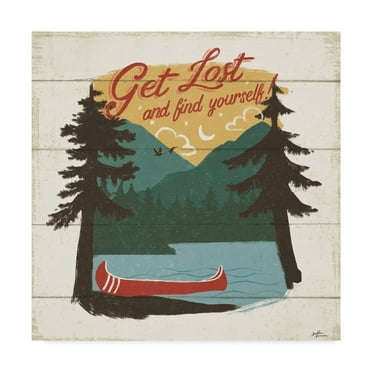 Trademark Fine Art 'Vintage Lake V' Canvas Art by Janelle Penner