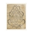 thumbnail image 1 of Trademark Fine Art 'Vintage Letter Crest I Antique Border V2' Canvas Art by Wild Apple Portfolio, 1 of 4