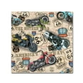 thumbnail image 1 of Trademark Fine Art 'Vintage Motorcycles On Route 66 9' Canvas Art by Jean Plout, 1 of 3