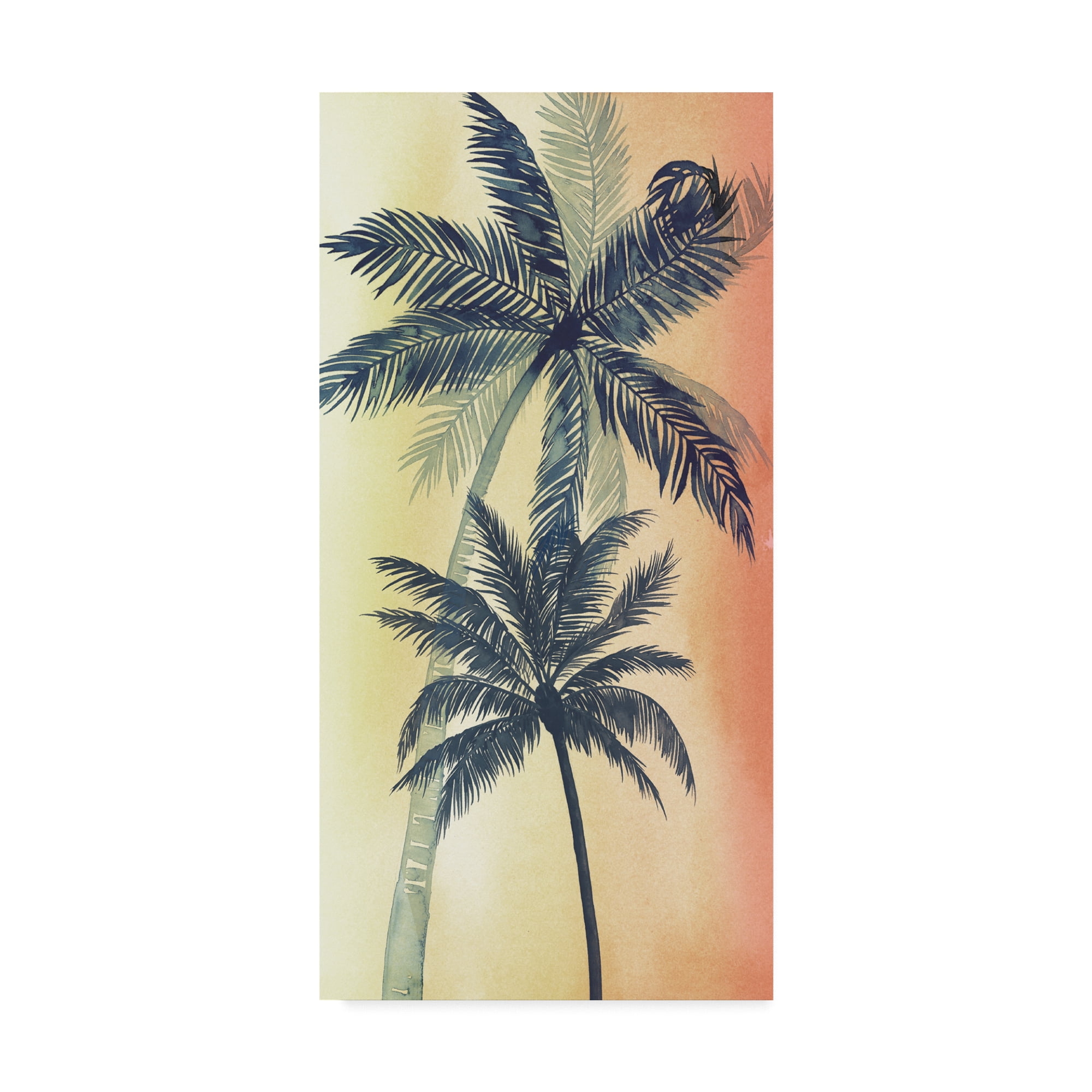 Trademark Fine Art 'Vintage Palms II' Canvas Art by Grace Popp