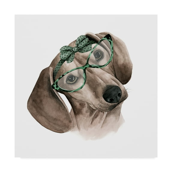 Trademark Fine Art 'Vintage Pup III' Canvas Art by Grace Popp