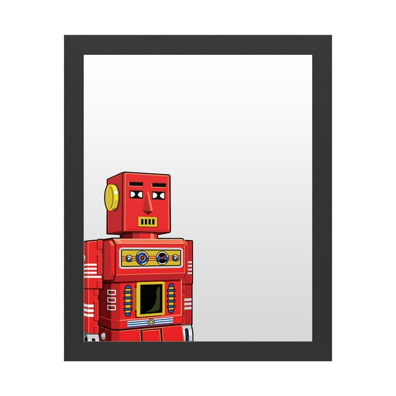 Trademark Fine Art 'Vintage Red Robot' Markerboard by Ron Magnes