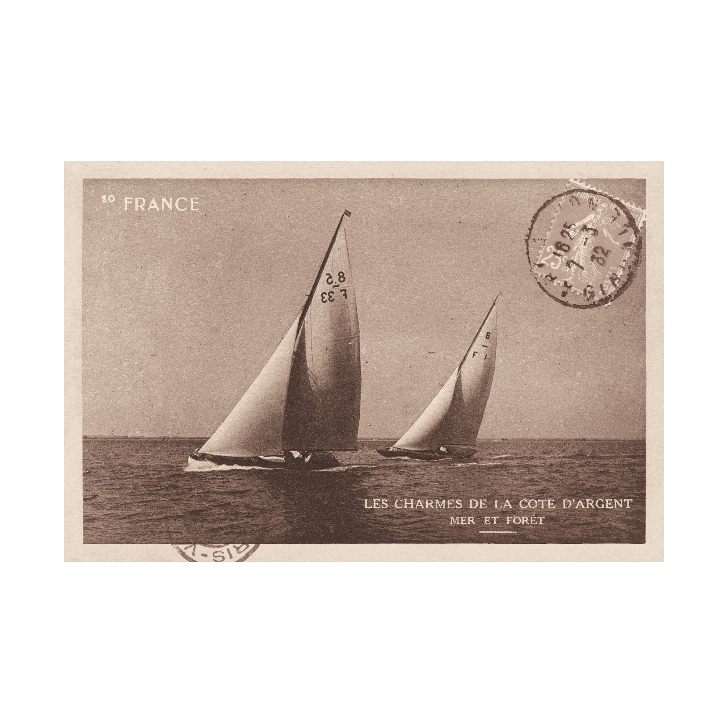 Trademark Fine Art 'Vintage Sailing I Sepia' Canvas Art by Wild Apple Portfolio