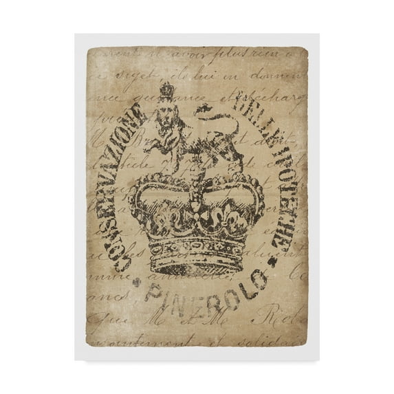 Trademark Fine Art 'Vintage Seal IV v2' Canvas Art by Wild Apple Portfolio