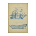 thumbnail image 1 of Trademark Fine Art 'Vintage Ship Blueprint' Canvas Art by George Chambers, 1 of 4