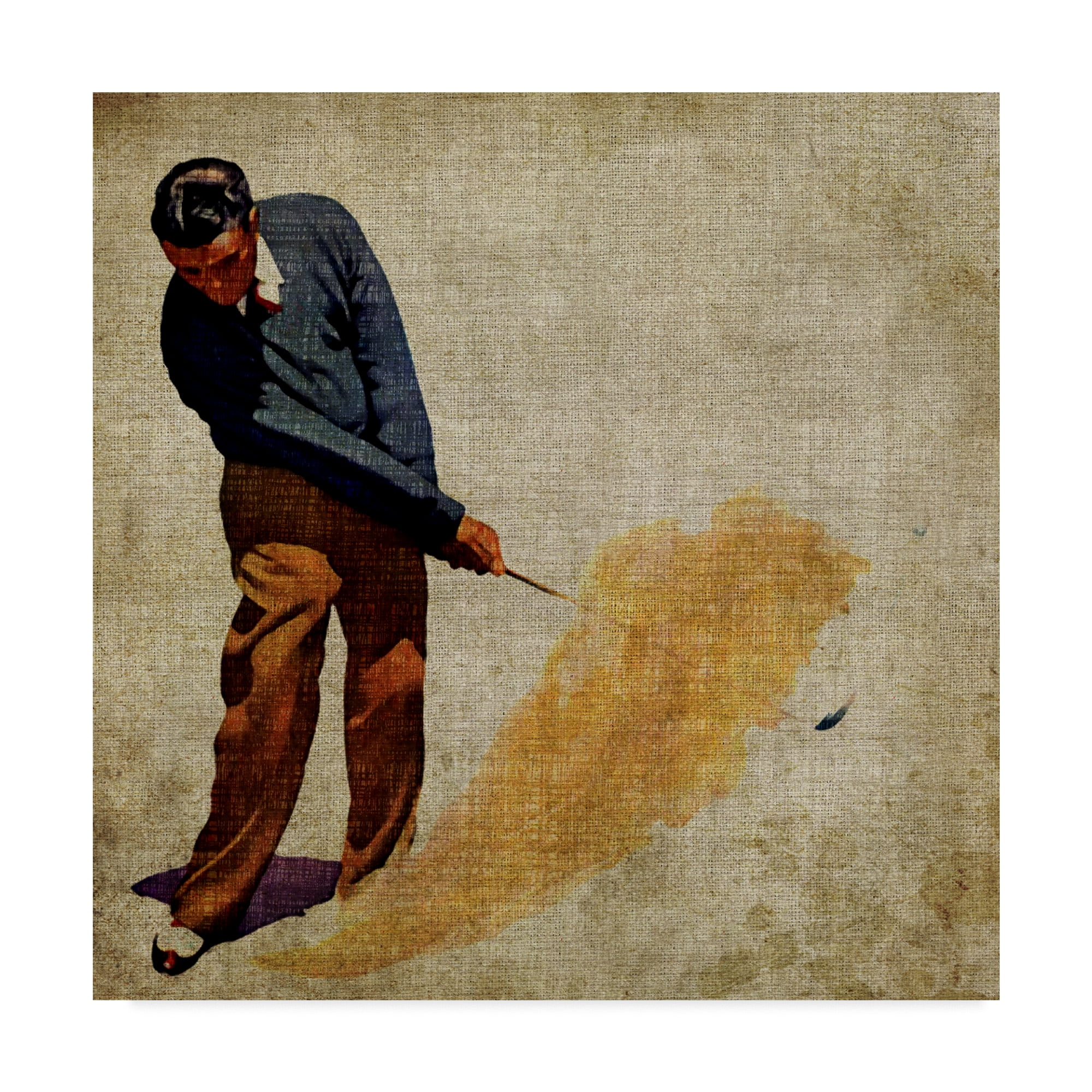 Trademark Fine Art 'Vintage Sports I' Canvas Art by John Butler