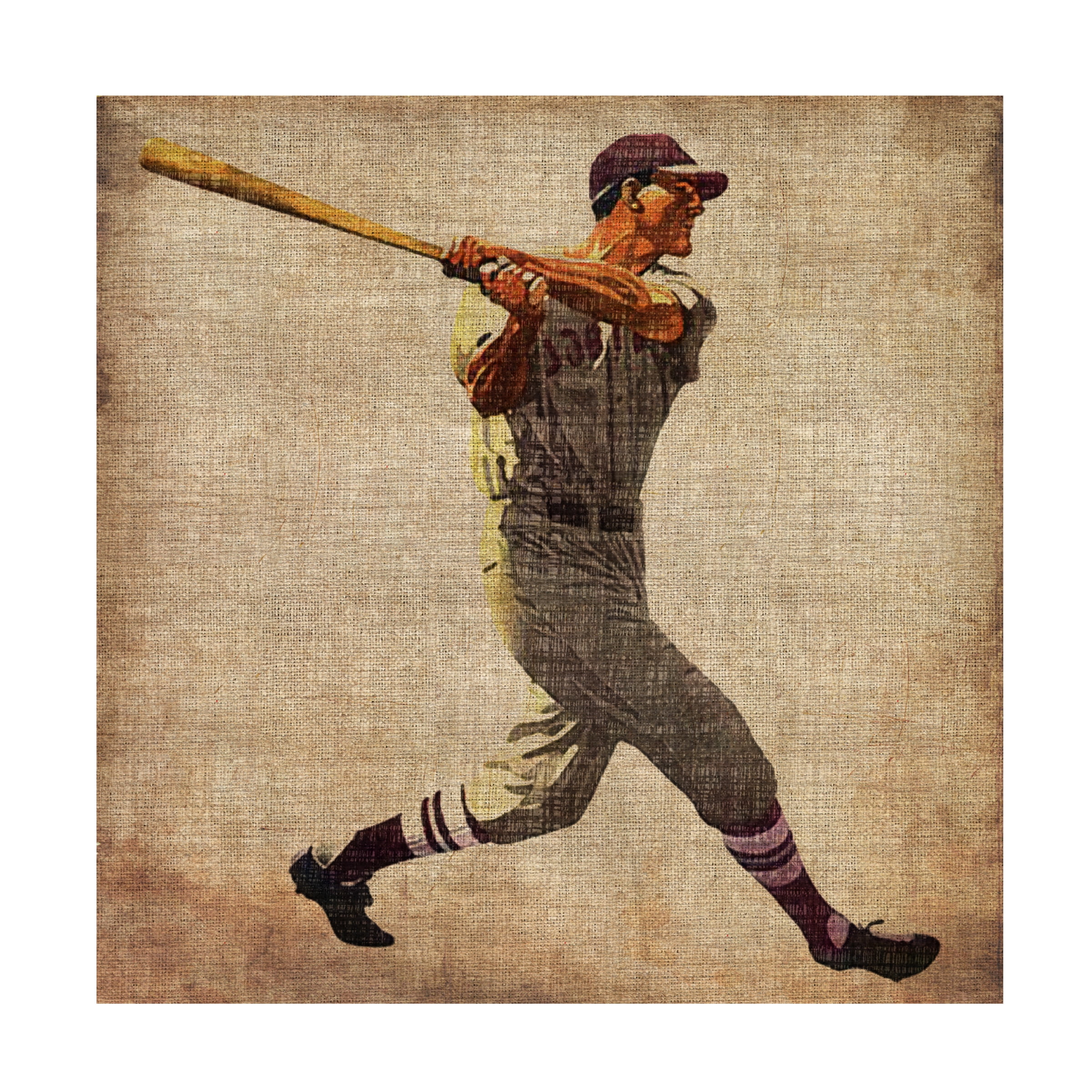 Trademark Fine Art John Butler Vintage Sports Vi Canvas Wall Art - 35x35