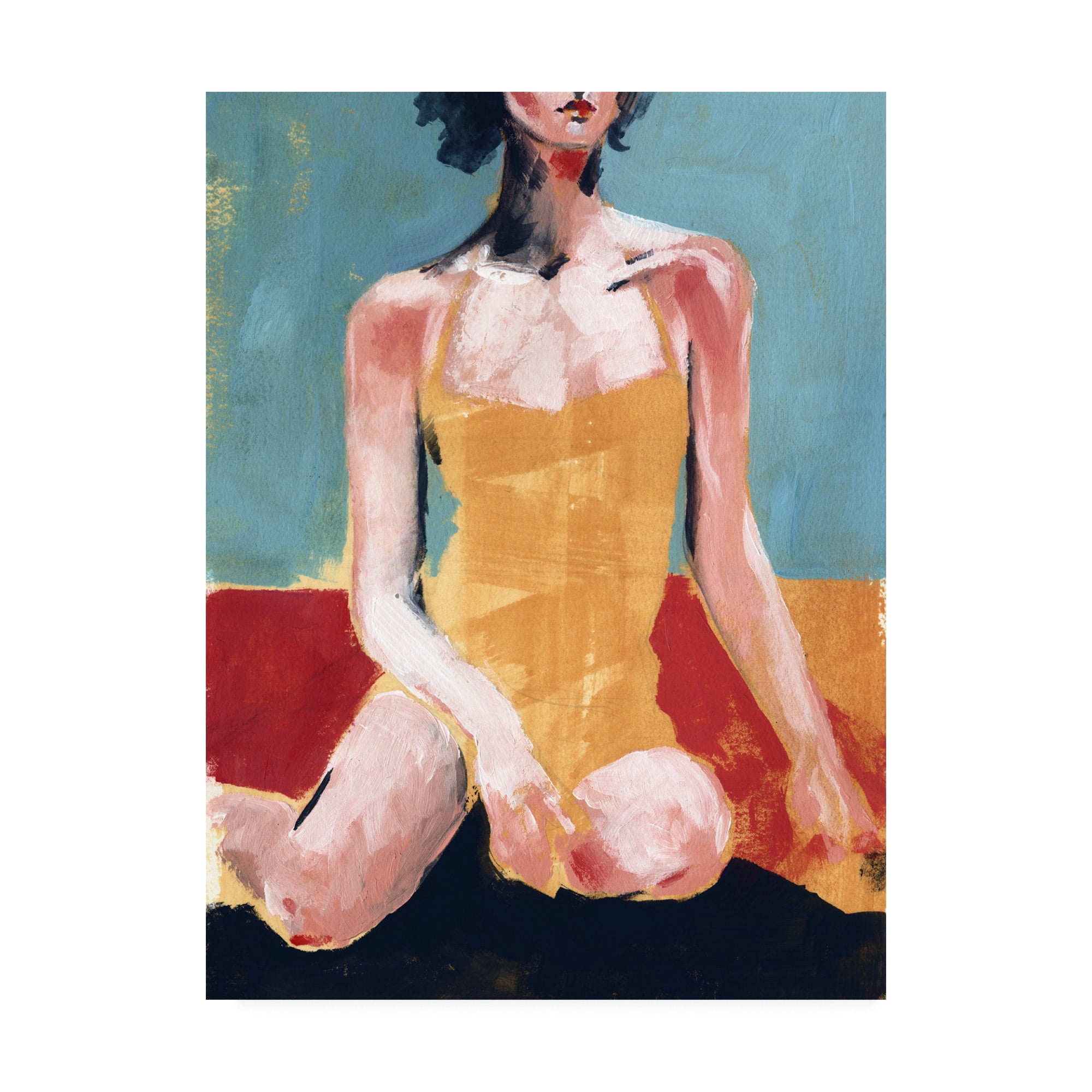 Trademark Fine Art 'Vintage Swim I' Canvas Art by Jennifer Paxton Parker