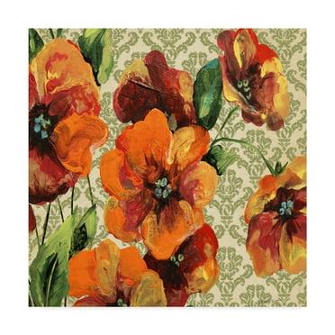 Trademark Fine Art 'Vintage Tapestry' Canvas Art by Jean Plout