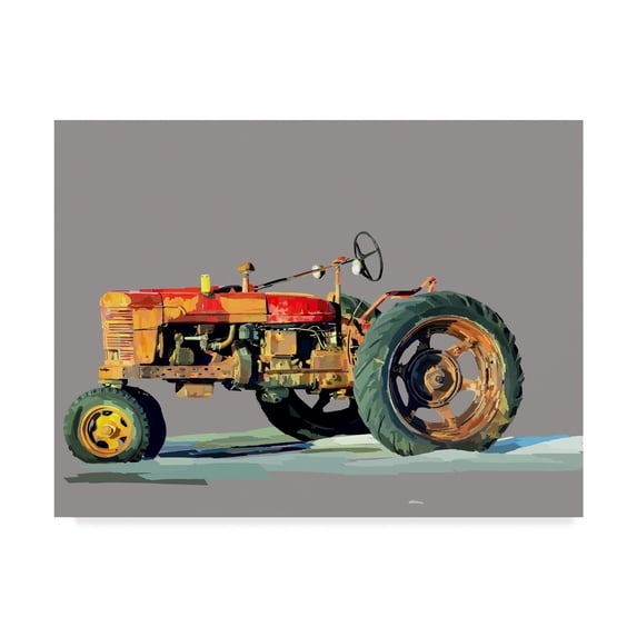 Trademark Fine Art 'Vintage Tractor III' Canvas Art by Emily Kalina