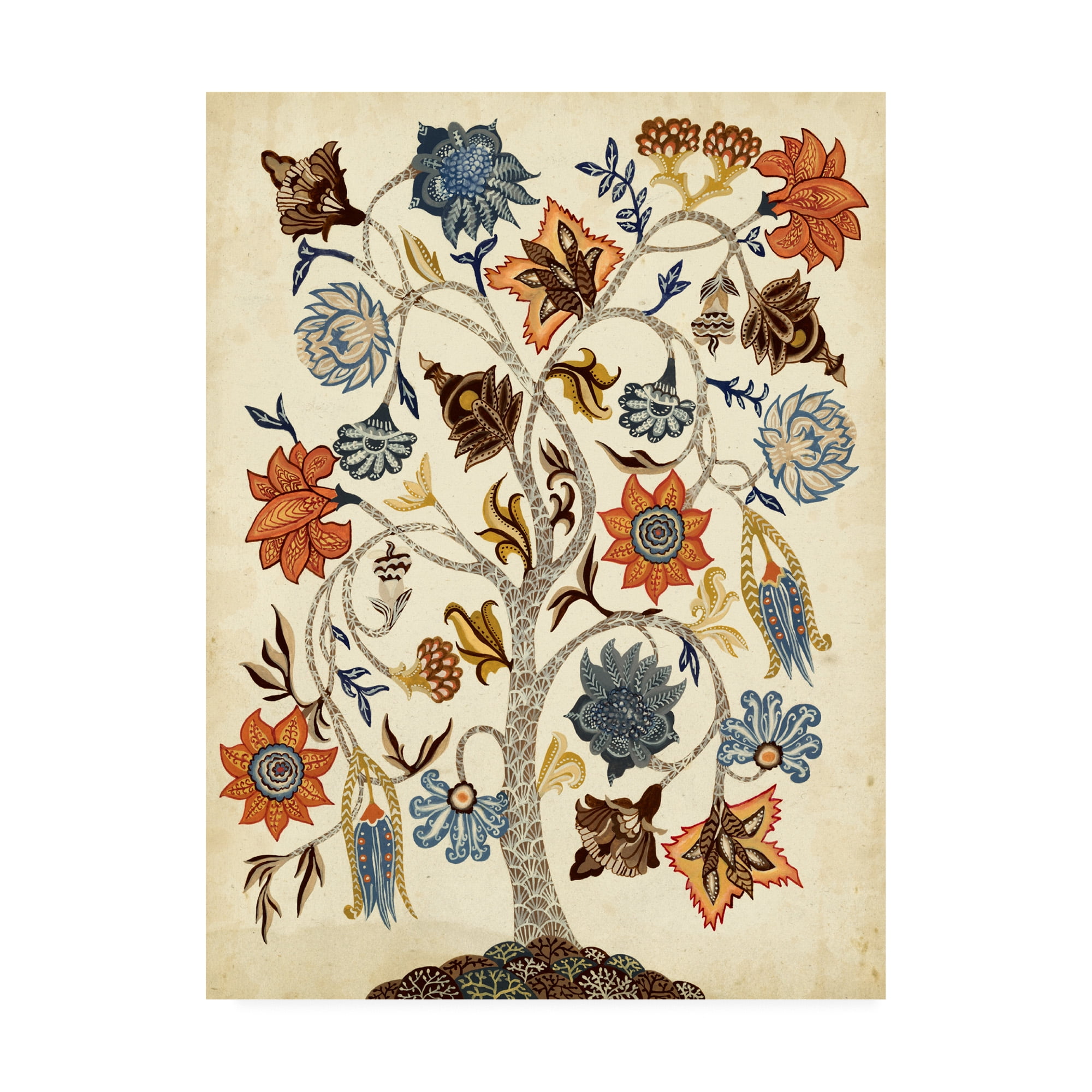 Trademark Fine Art 'Vintage Tree of Life' Canvas Art by Naomi McCavitt
