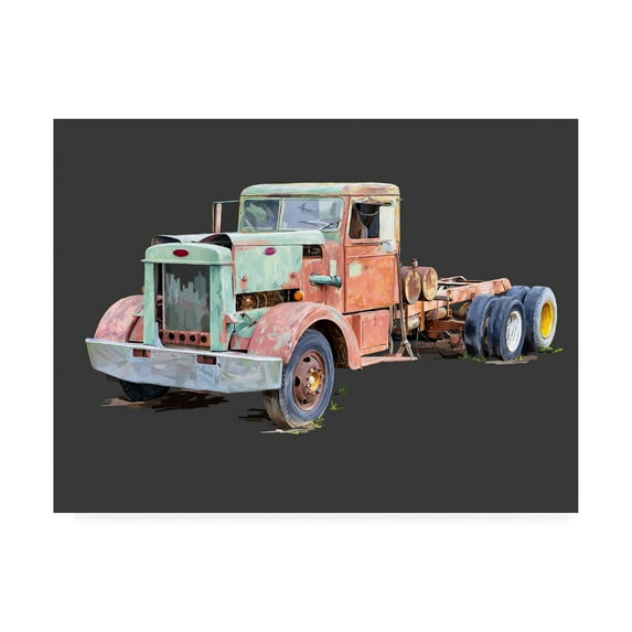 Trademark Fine Art 'Vintage Truck III' Canvas Art by Emily Kalina