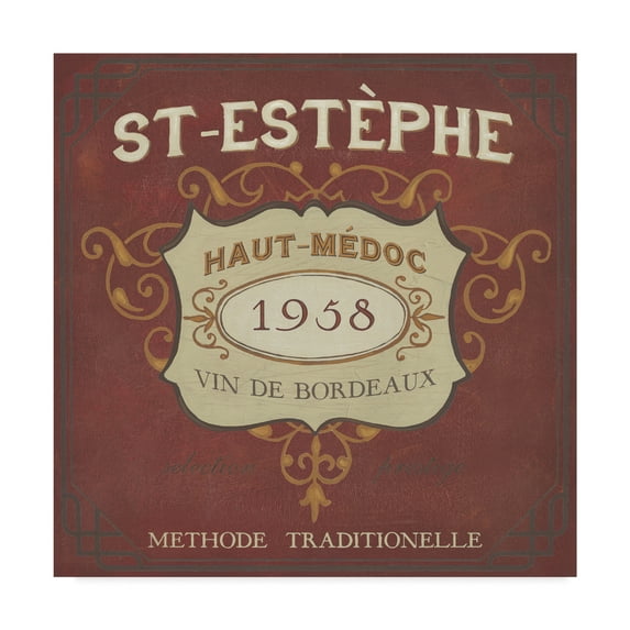 Trademark Fine Art 'Vintage Wine Labels IV' Canvas Art by June Erica Vess