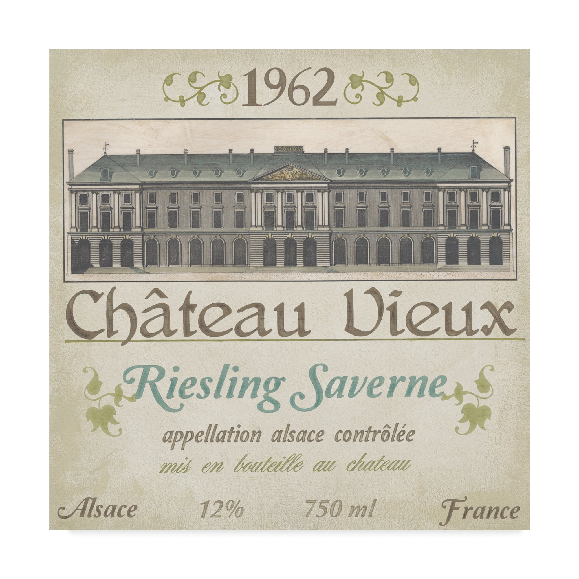 Trademark Fine Art 'Vintage Wine Labels VII' Canvas Art by June Erica Vess