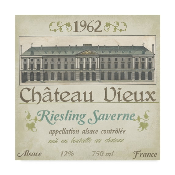 Trademark Fine Art 'Vintage Wine Labels VII' Canvas Art by June Erica Vess