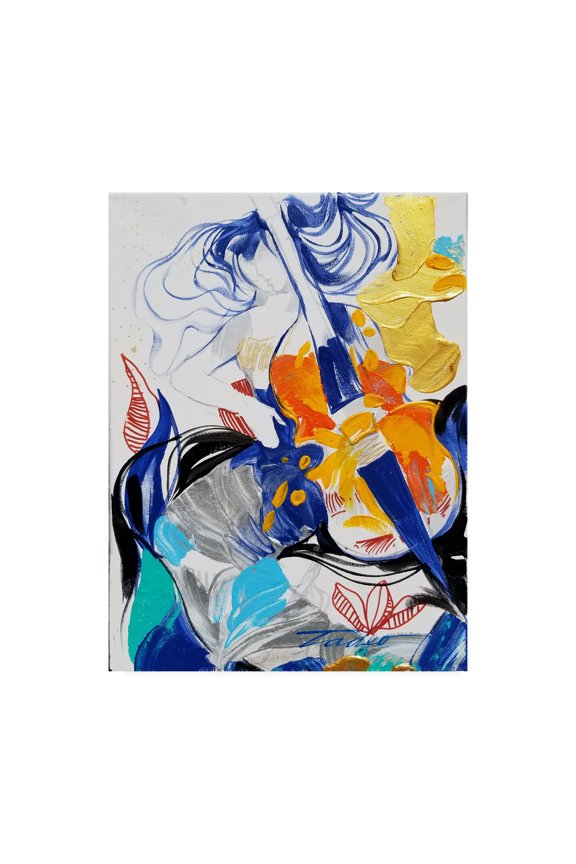 'Viola Lesson' Canvas Art by Tadeo Zavaleta