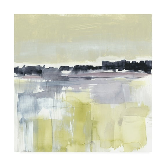 Trademark Fine Art 'Violet And Olive Field I' Canvas Art by Jennifer Goldberger