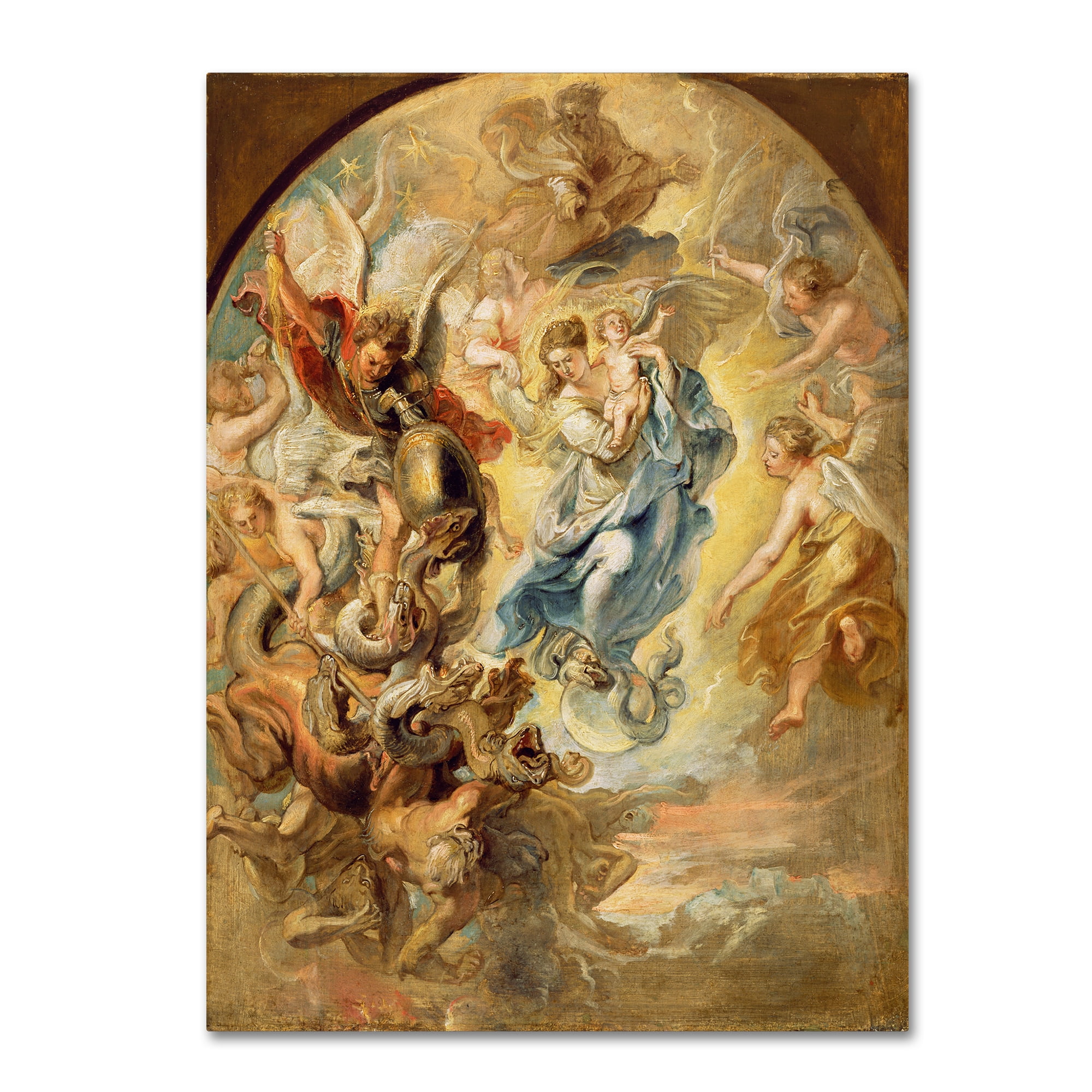 Peter Paul Rubens " Virgin As The Woman Of Apocalypse " by Peter Paul Rubens
