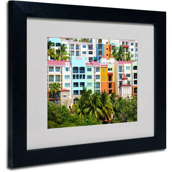 Trademark Fine Art "Virgin Islands 2" Matted Framed Art by CATeyes