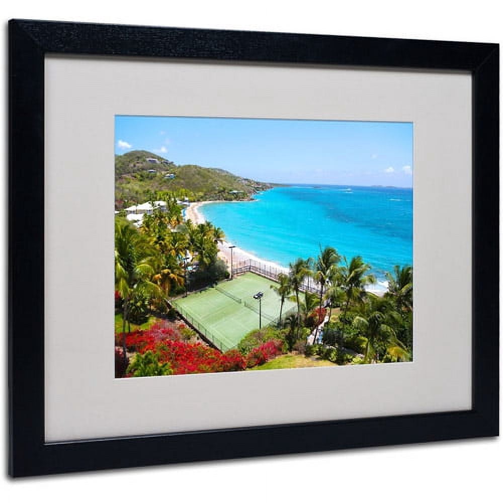 Trademark Fine Art "Virgin Islands 5" Matted Framed Art by CATeyes