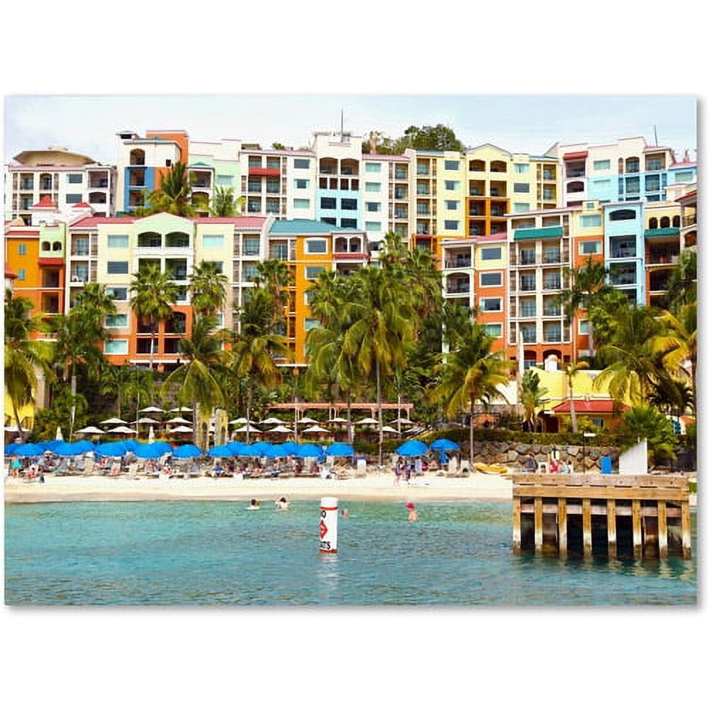 Trademark Fine Art "Virgin Islands 8" Canvas Art by CATeyes