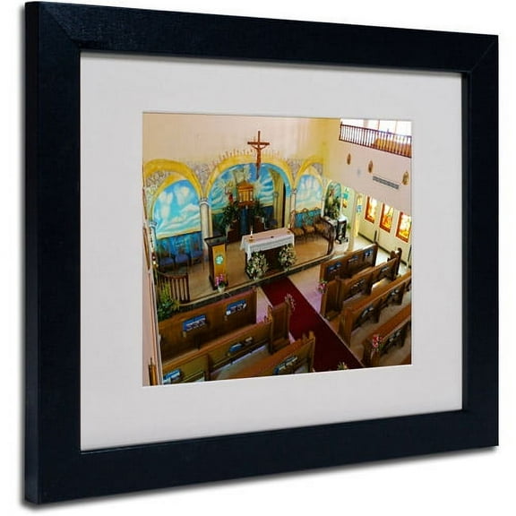 Trademark Fine Art "Virgin Islands" Matted Framed Art by CATeyes