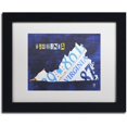 thumbnail image 1 of Trademark Fine Art 'Virginia License Plate Map' Canvas Art by Design Turnpike, White Matte, Black Frame, 1 of 4