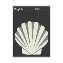 Trademark Fine Art 'Virginia Scallop' Canvas Art by Print Collection - Artist