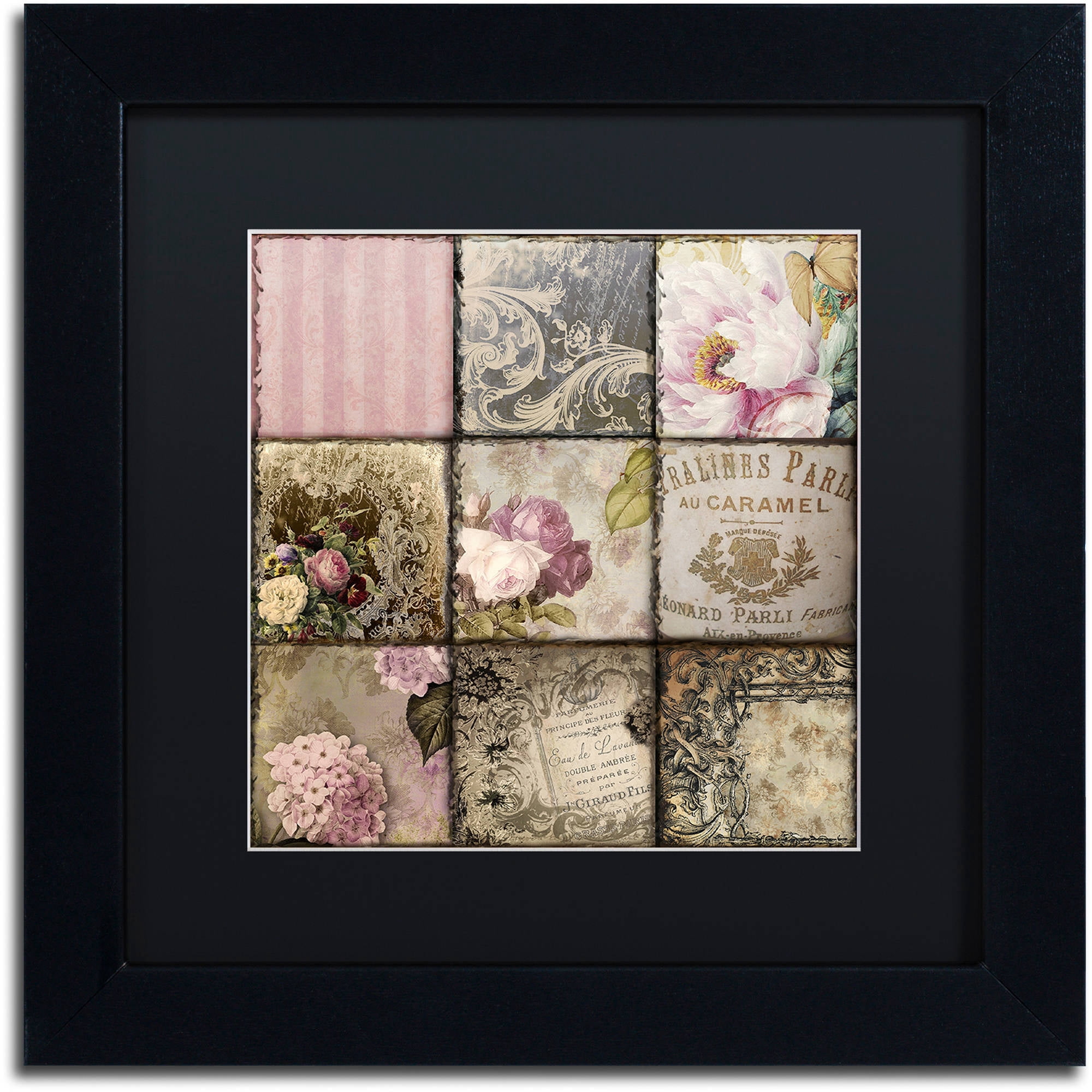 Trademark Fine Art "Viva La Paris I" Canvas Art by Color Bakery Black Matte, Black Frame