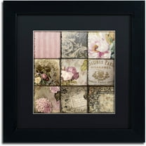 Trademark Fine Art "Viva La Paris I" Canvas Art by Color Bakery Black Matte, Black Frame