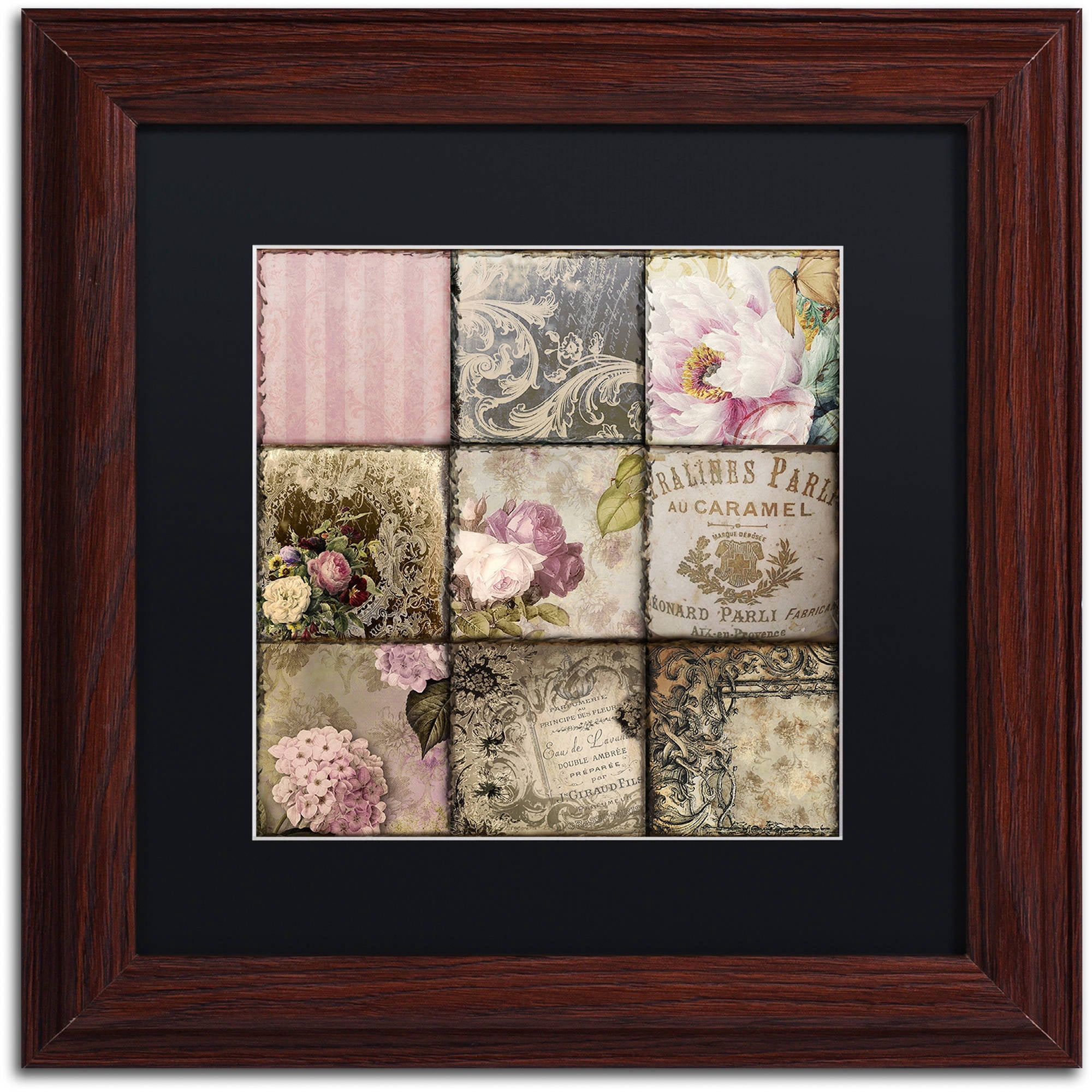 Trademark Fine Art "Viva La Paris I" Canvas Art by Color Bakery Black Matte, Wood Frame