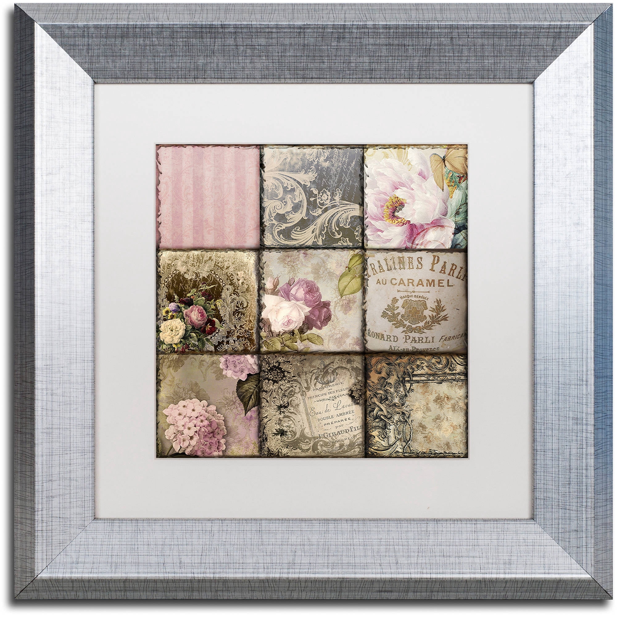 Trademark Fine Art "Viva La Paris I" Canvas Art by Color Bakery White Matte, Silver Frame