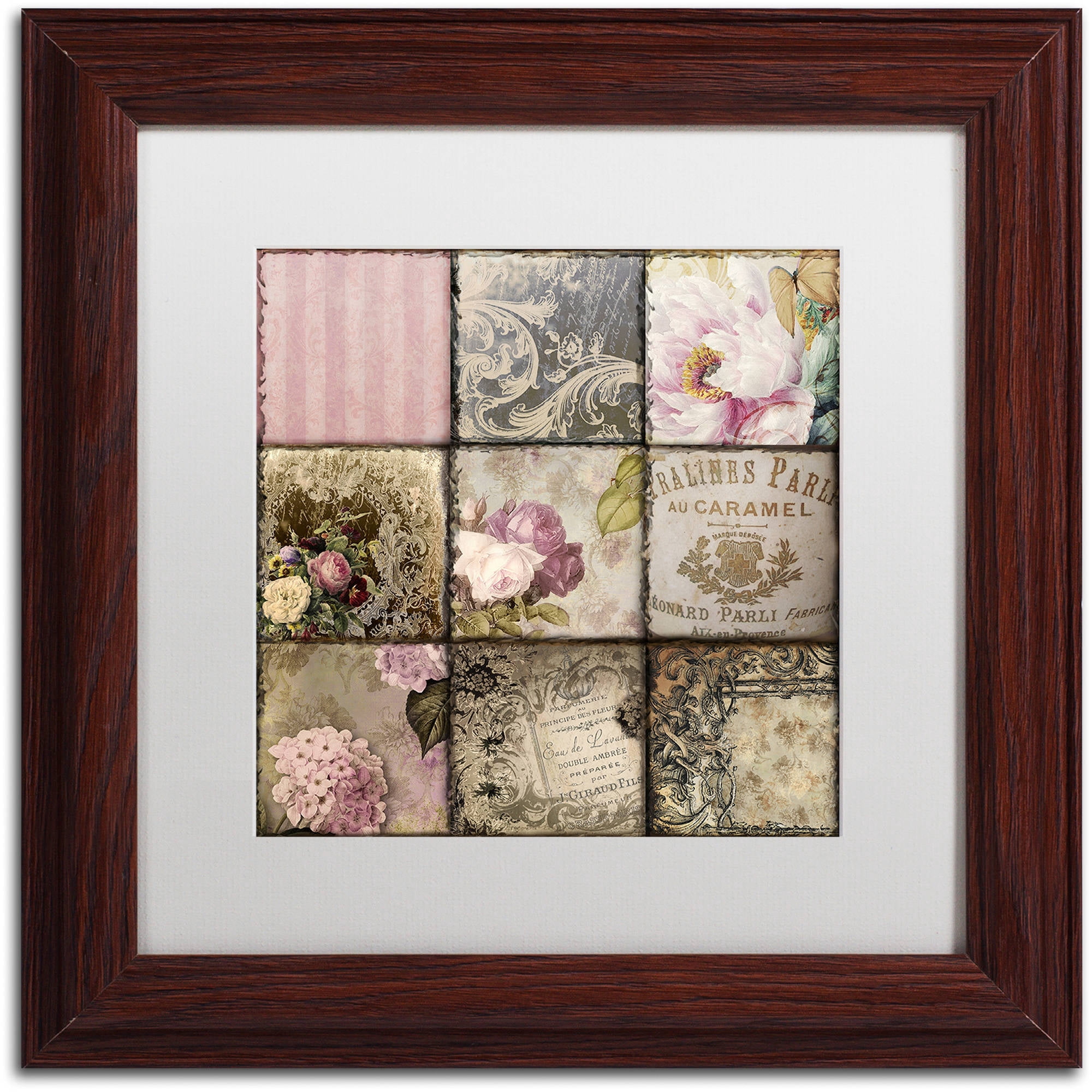 Trademark Fine Art "Viva La Paris I" Canvas Art by Color Bakery White Matte, Wood Frame