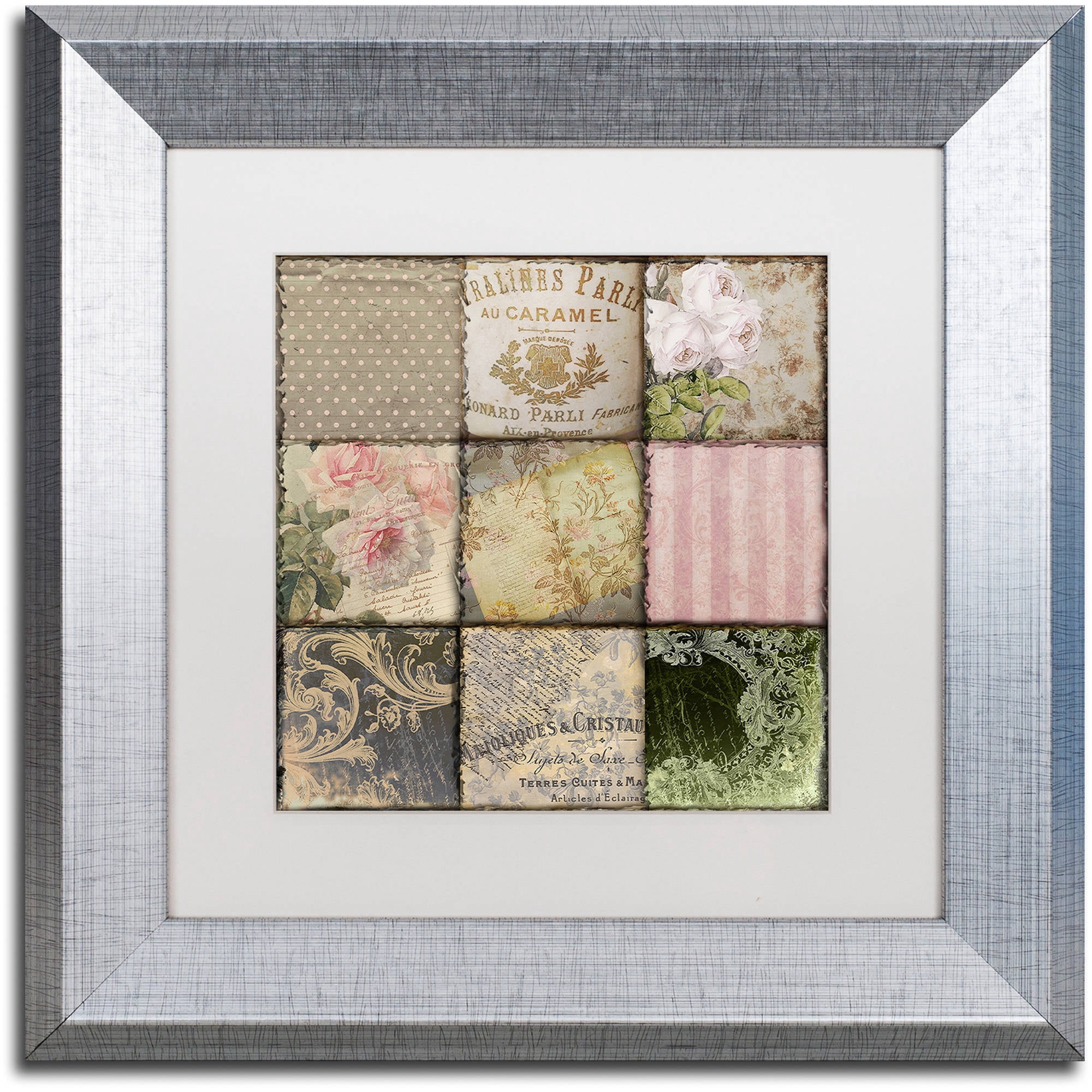 Trademark Fine Art "Viva La Paris II" Canvas Art by Color Bakery White Matte, Silver Frame